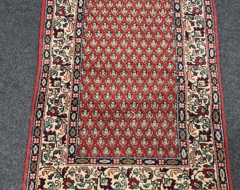 Vintage Indian rug Varanasi