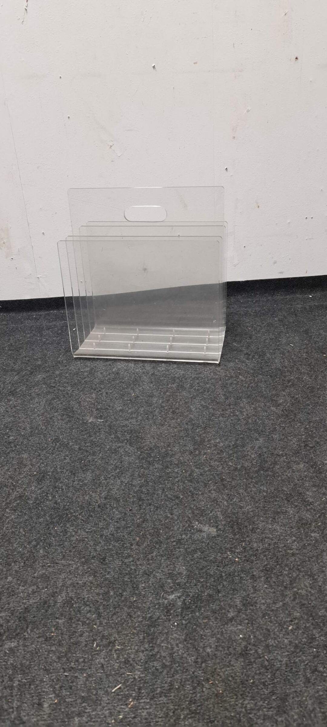 Vintage Perspex Paper or Magazine Rack - Etsy