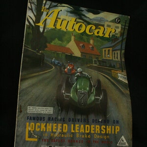 vintage the Autocar car magazine oct 31 1947