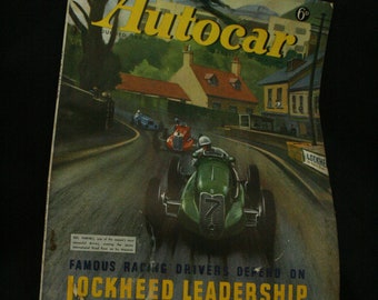 vintage the Autocar car magazine oct 31 1947