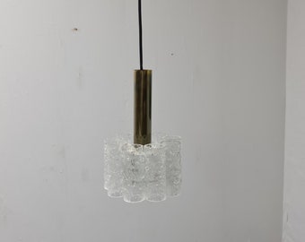 Vintage pendant light by Doria
