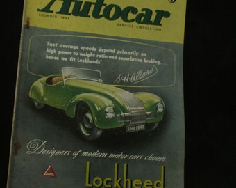 vintage the Autocar car magazine june 27 1947