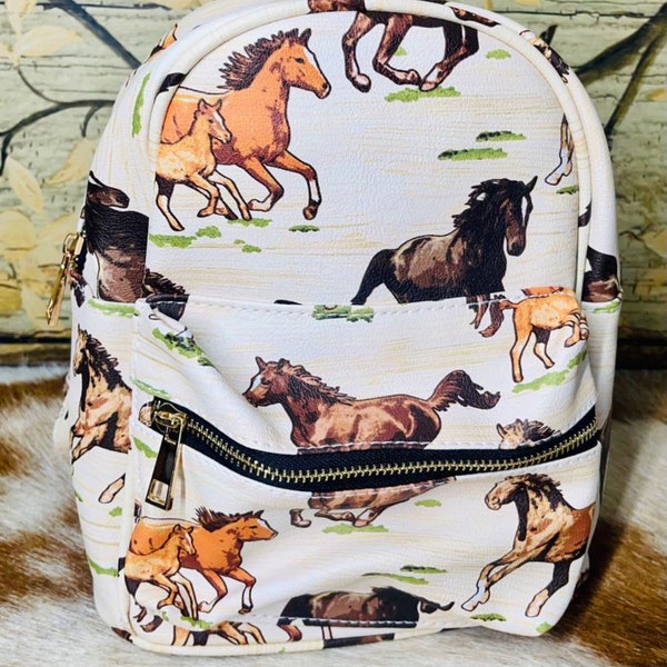 Horse Backpack Etsy
