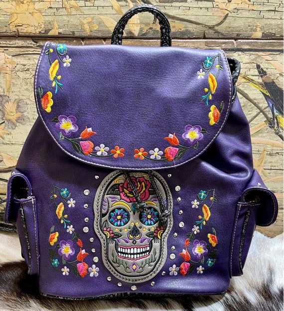 sugar skull concealed carry purse