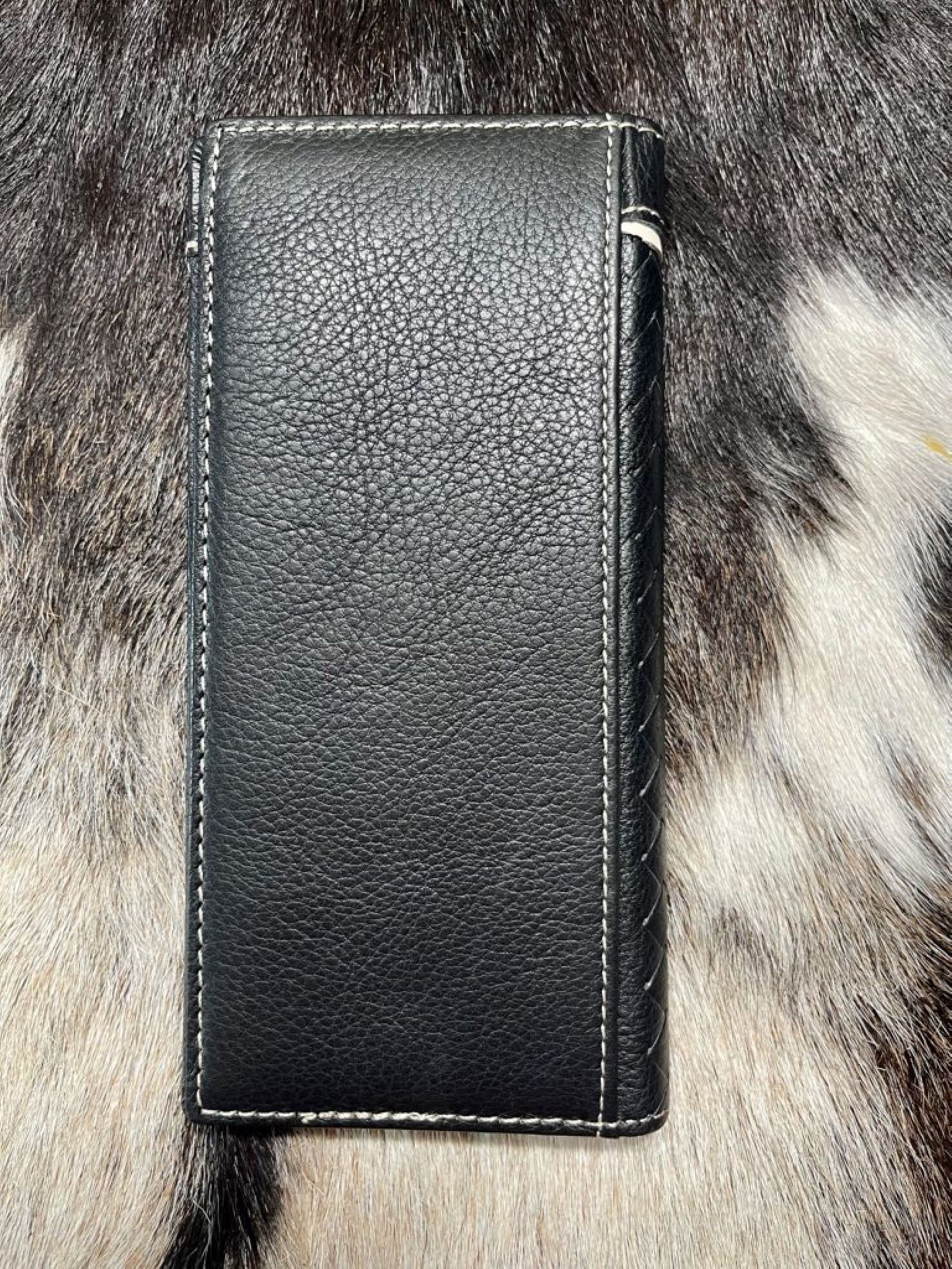 Western Cowboy Wallet Genuine Leather Bifold Long wallet for Etsy