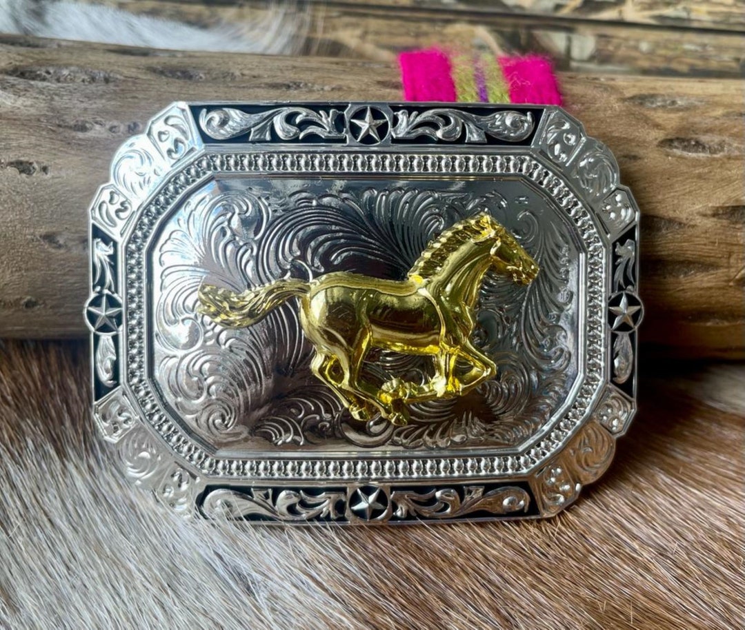 Western Cowboy Horse Belt Buckle for Men 