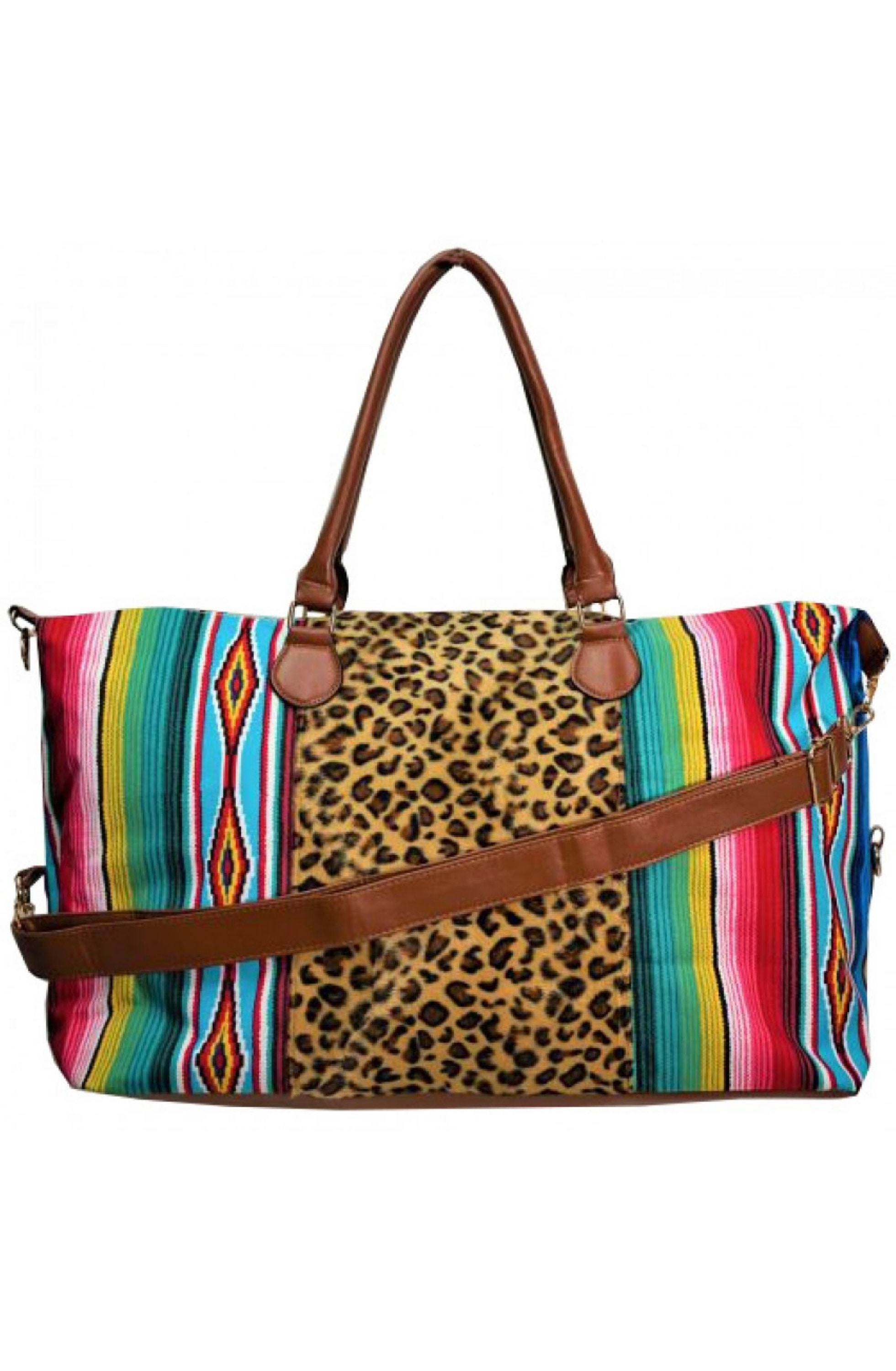 Serape weekender best sale bag