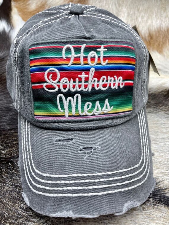 Serape Hot Southern Mess Embroidered 