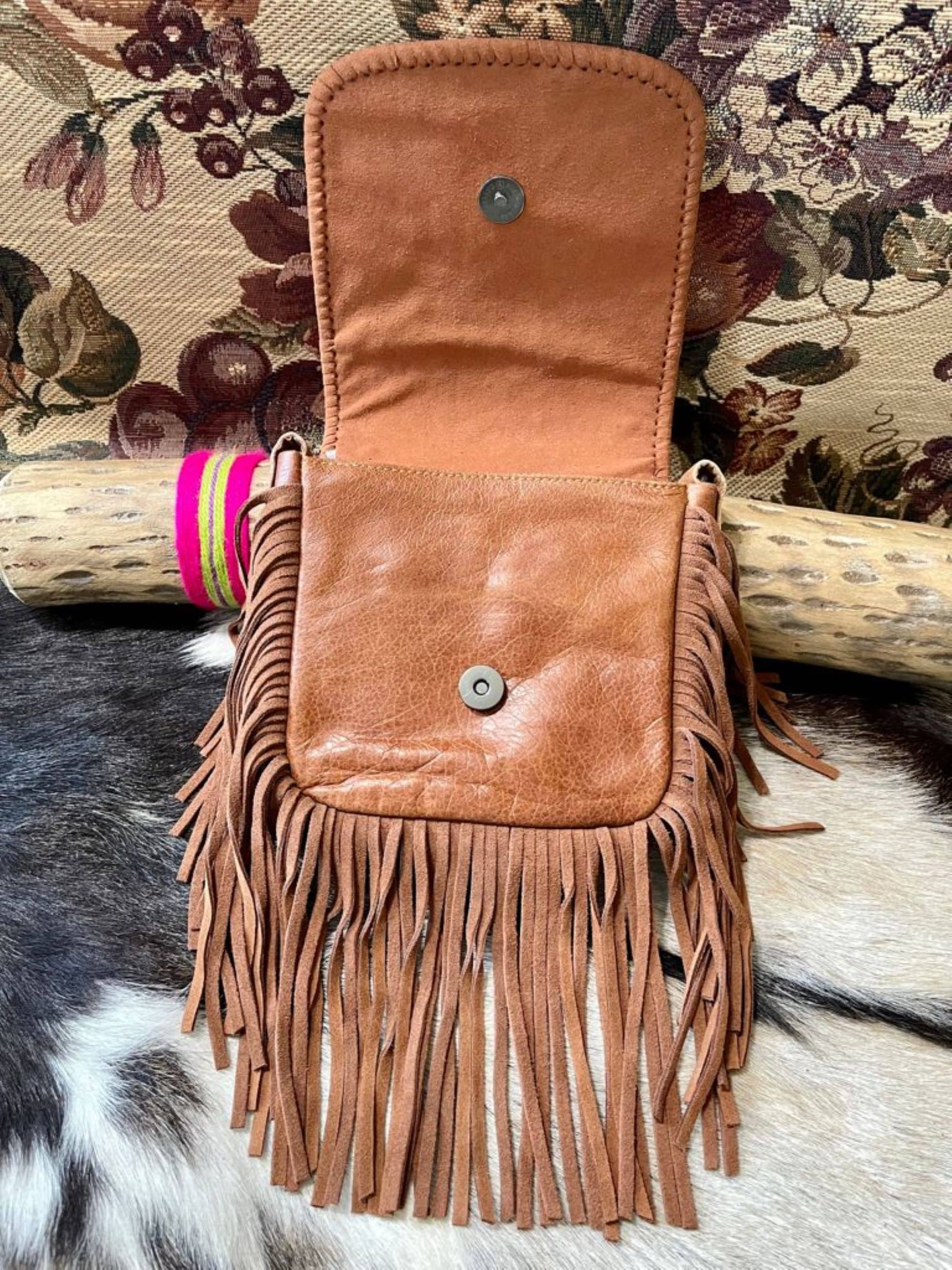 Western Cowgirl Style Cross Body Messenger Bag. | Etsy