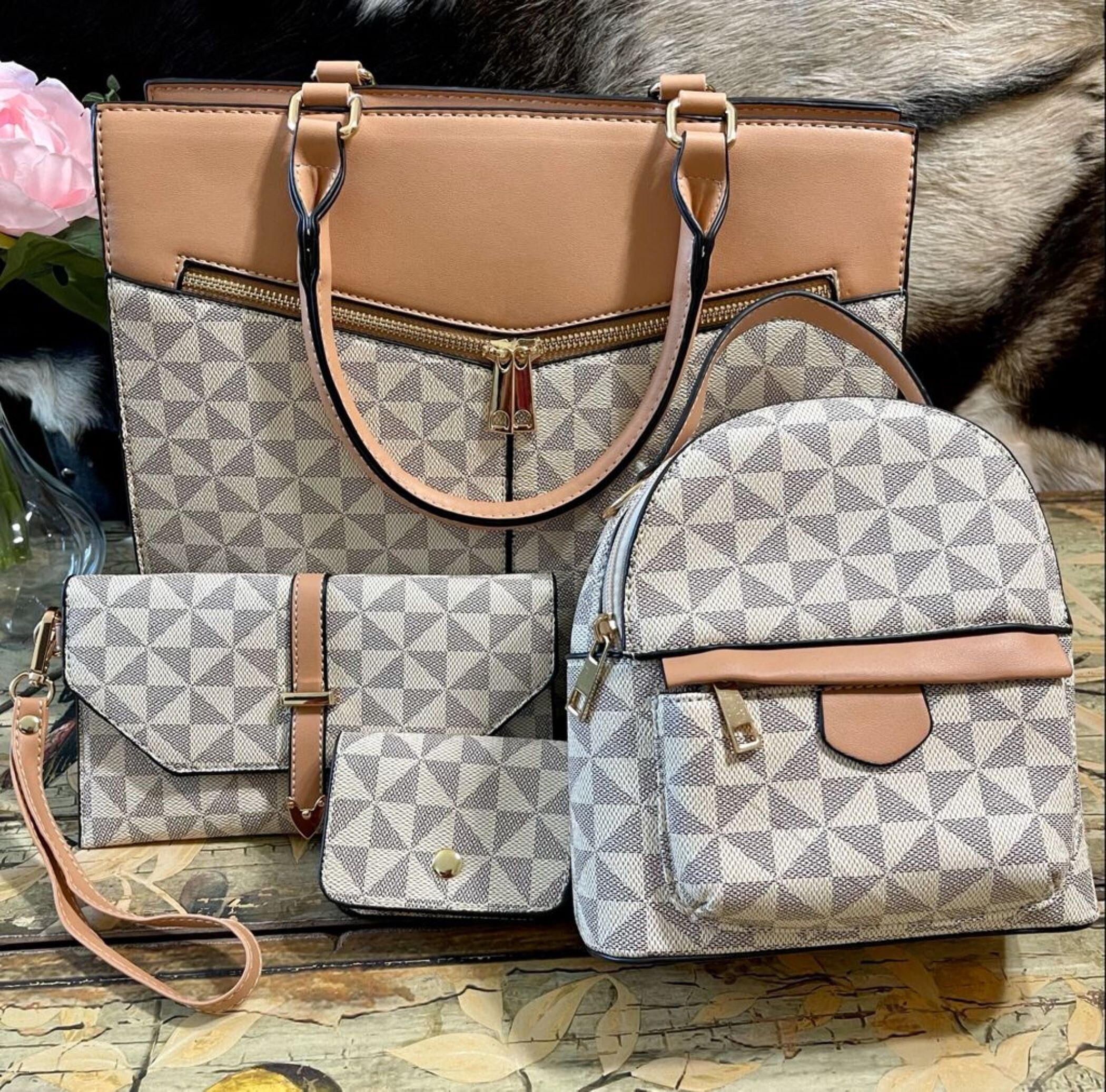 purse and wallet set lv