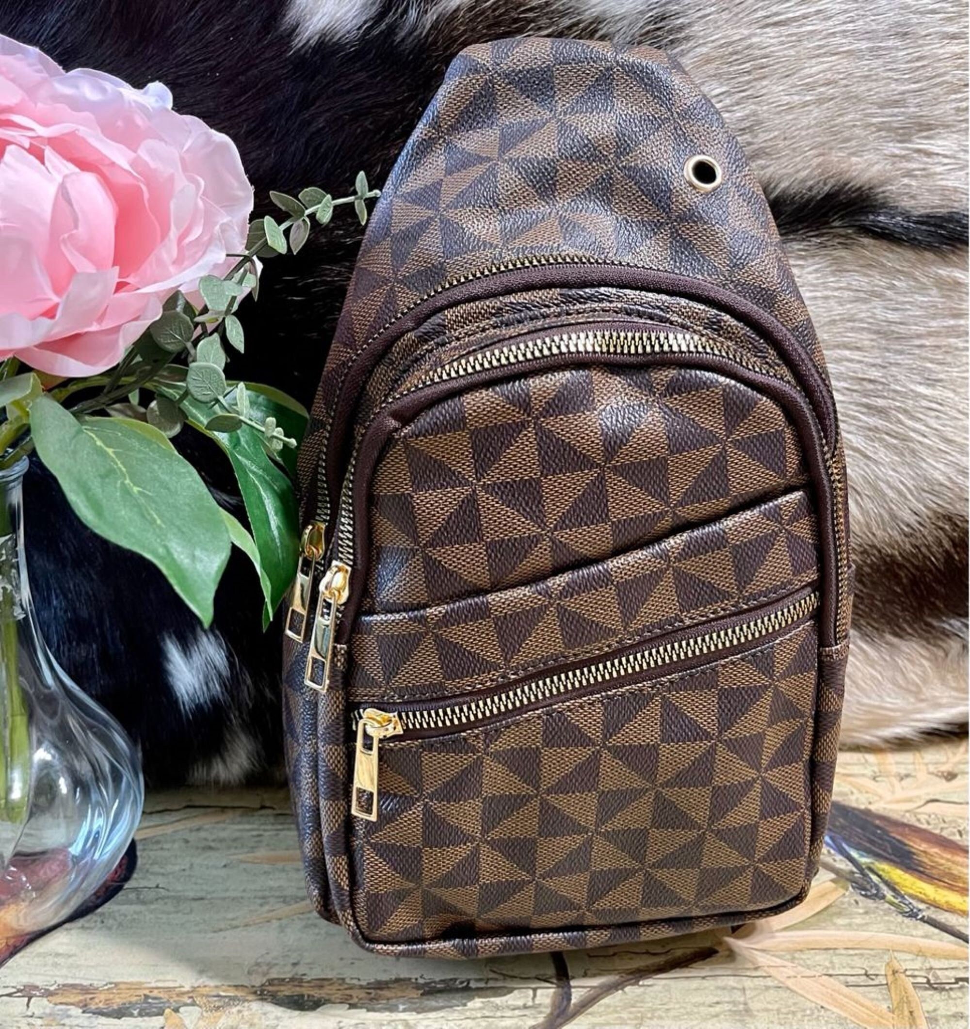 LOUIS VUITTON Utility Damier Graphite Backpack Bag Black - 10% OFF