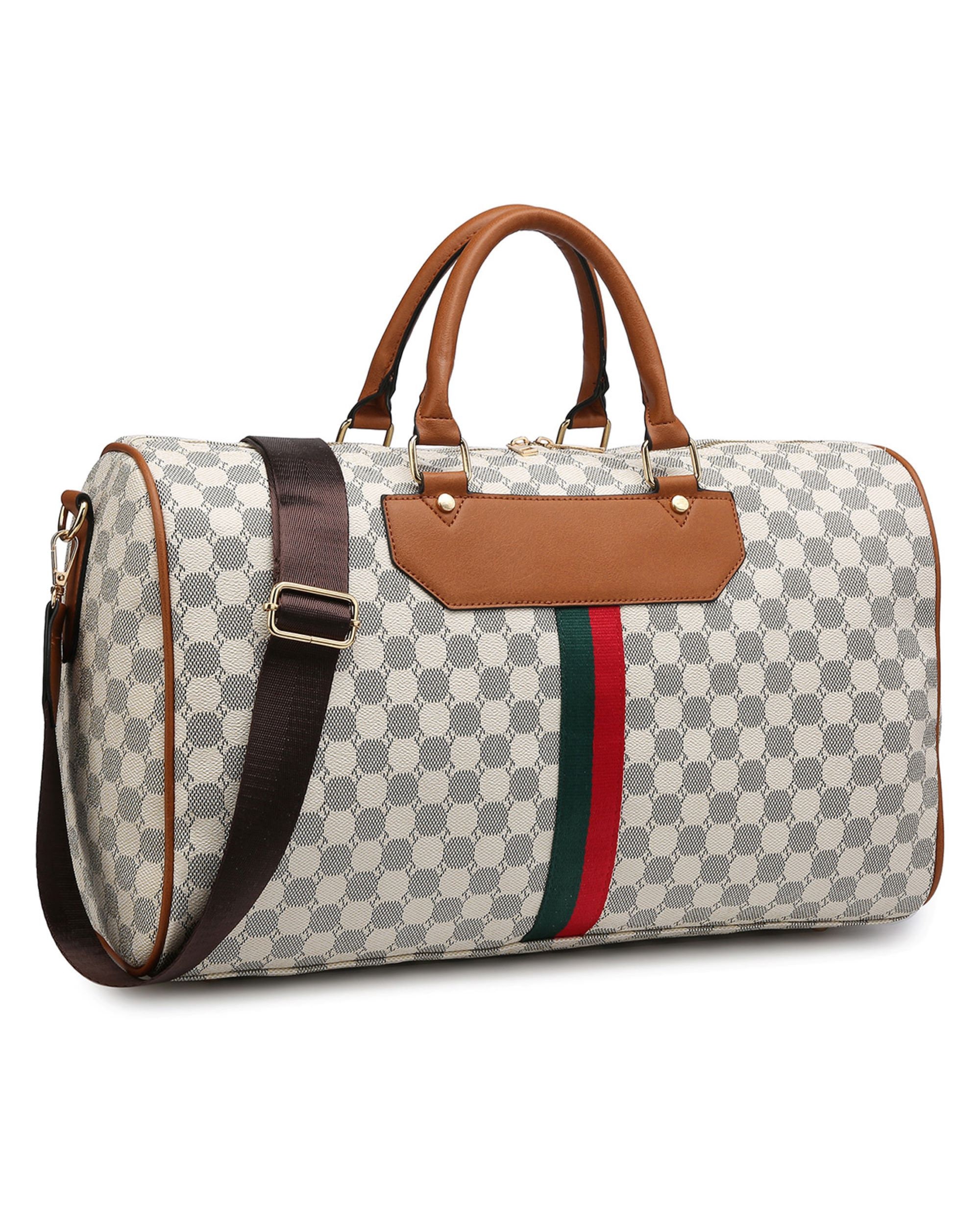 2022 50cm Luxurys Designers Bags Fashion Men Women Travel Duffle Bag  Leather Luggage Handbags Large Contrast Color Capacity Sport From Jesse235,  $28.48