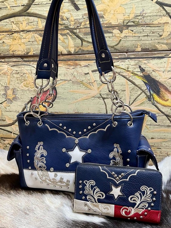 Cheap western purses and wallet sets sale