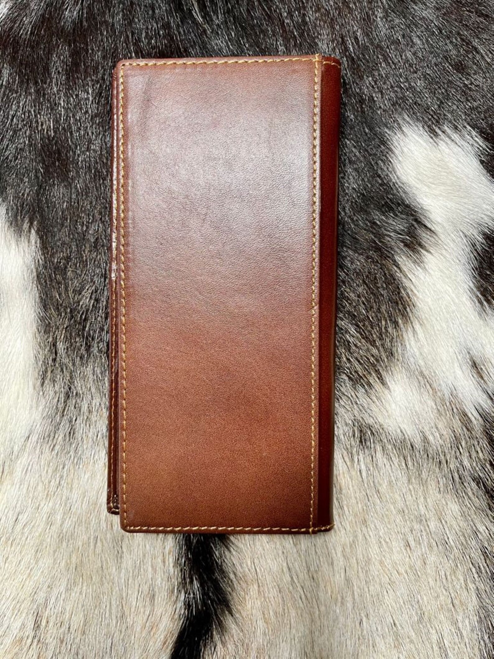 Western Cowboy Wallet Genuine Leather Bifold Long wallet for Etsy