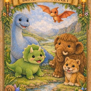 Unidad didáctica sobre dinosaurios para educación en casa / Material imprimible de ciencias para preescolar / Dinosaurios, fósiles, volcanes y cristales / Actividades para la cesta matutina / Hearthwick