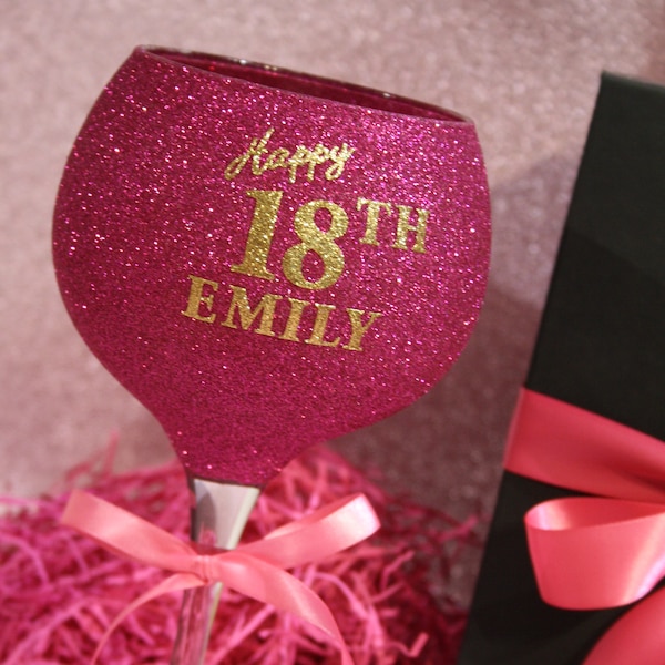 PERSONALISED Glittered Gin Balloon