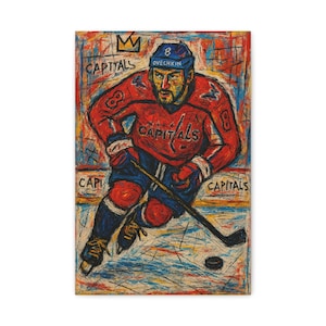 Alexander Ovechkin Washington Capitals Hockey Art Print - Vibrant Sports Wall Decor for Fans
