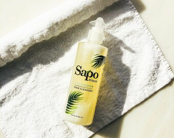 Sapo All Natural Cucumber Face Cleanser - A Moisturizing and Anti-Aging Face Wash That Rejuvenates and Heals Your Skin While You Cleanse