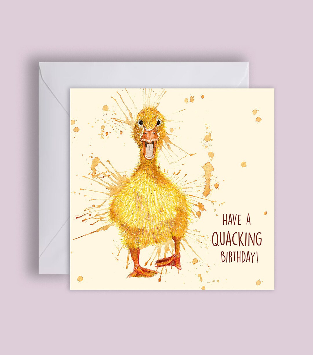 Have A Quacking Birthday Greetings Card Birthday Card Etsy