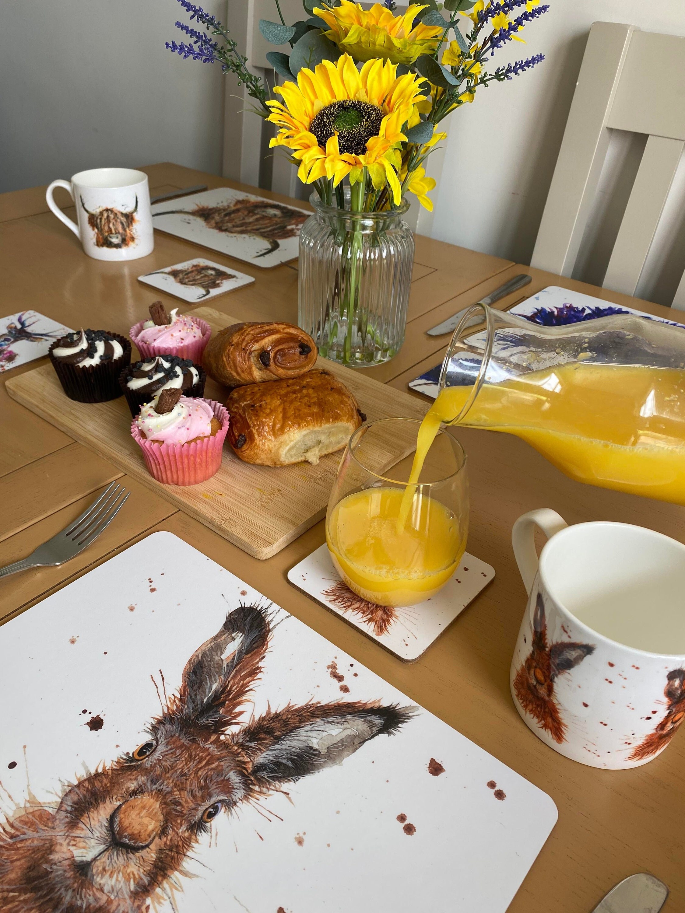 Mix & Match Animal Placemats Placemats and Coasters Single Etsy