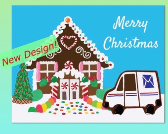 Merry Christmas From Your Letter Carrier, Ginger Bread House