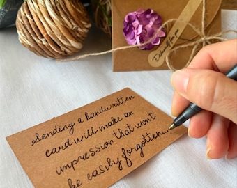 Custom Handwritten Style Note Card Letter for Mothers Day  - Gifting - Bulk Wedding Invitations - Congratulations - Custom Thank You Cards