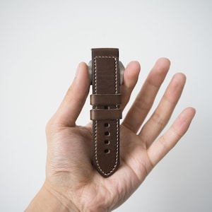Horween Chromexcel CXL 18mm 20mm 22mm 24mm Panerai Watch Strap - Brown