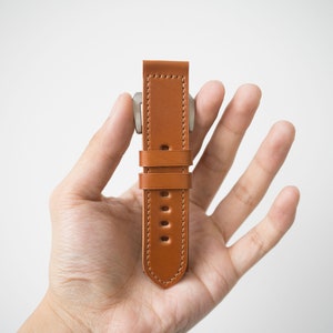 CORDOVAN WATCH STRAP - Shell Cordovan Band - Shinki Uhrenarmband - einzigartige Lederband - customized Strap