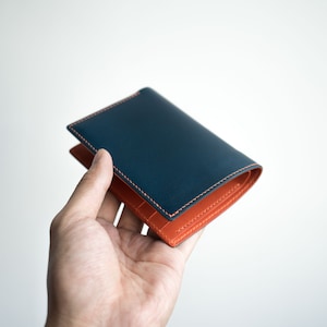 BUTTERO LEATHER WALLET - Cartera de bolsillo de los hombres - Cartera de clip de dinero - Bifold hecho a mano - Monedero mínimo para hombre
