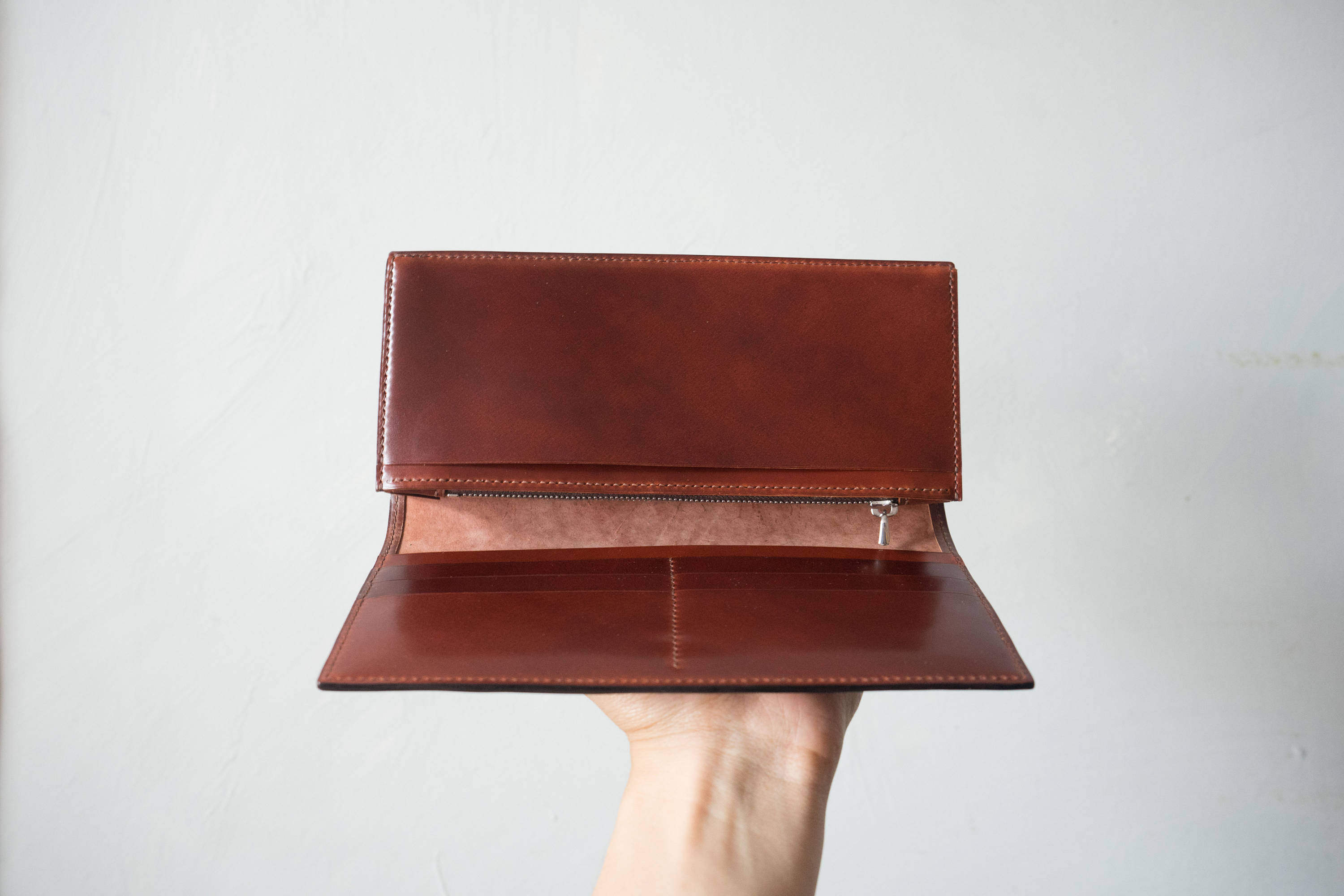 Long Leather Wallet, Leather Wallet Clutch, Genuine Leather