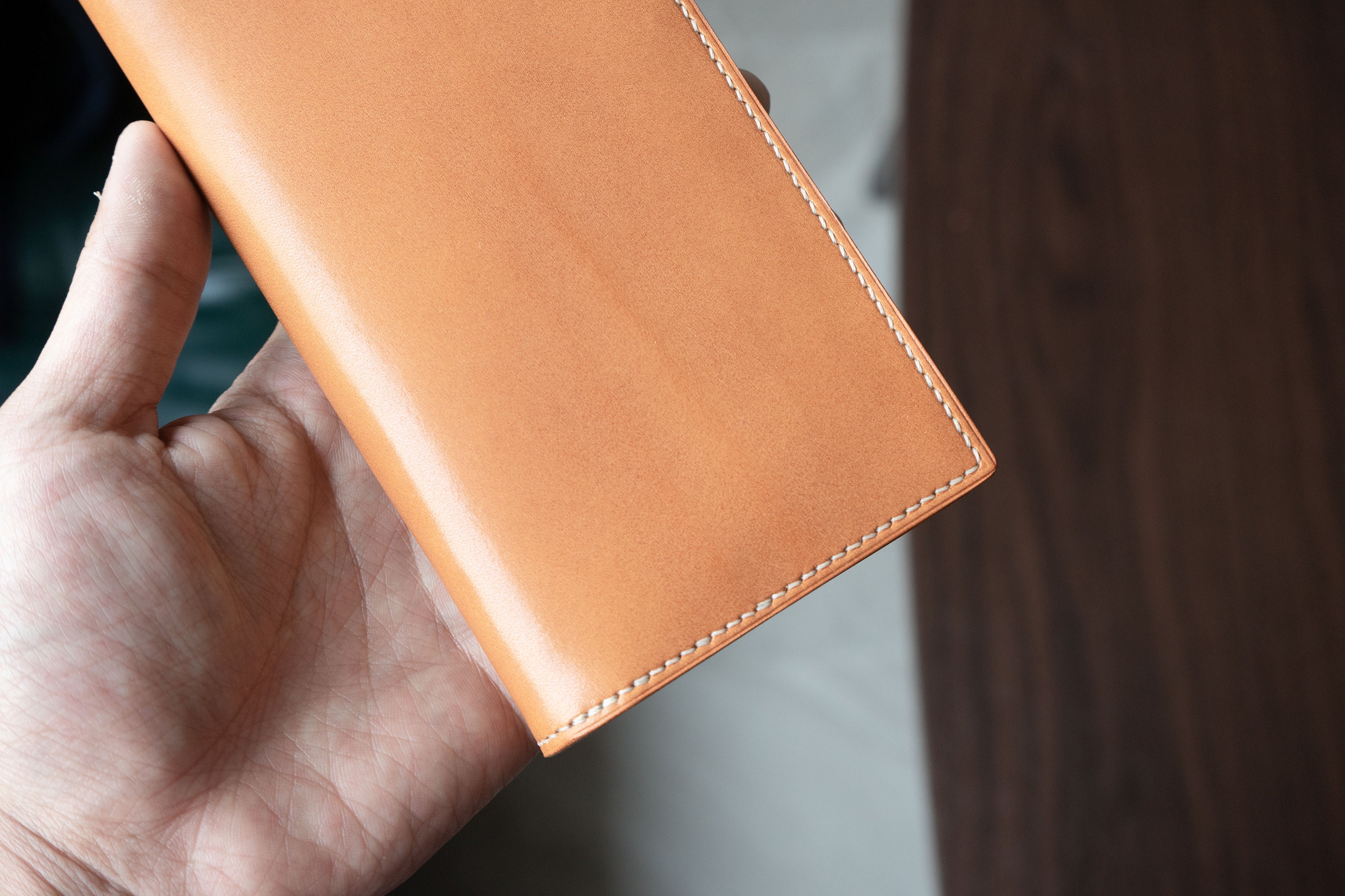 Long Leather Wallet, Leather Wallet Clutch, Genuine Leather