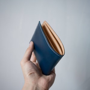 Buttero cuero bifold cartera de cuero, cartera hecha a mano
