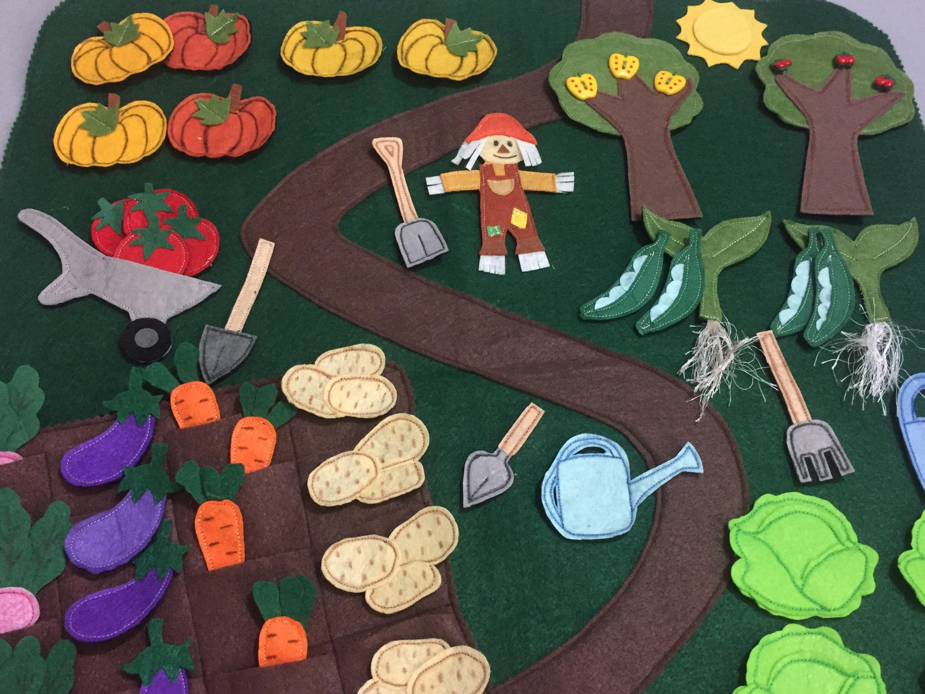 On the farm felt play mat Etsy