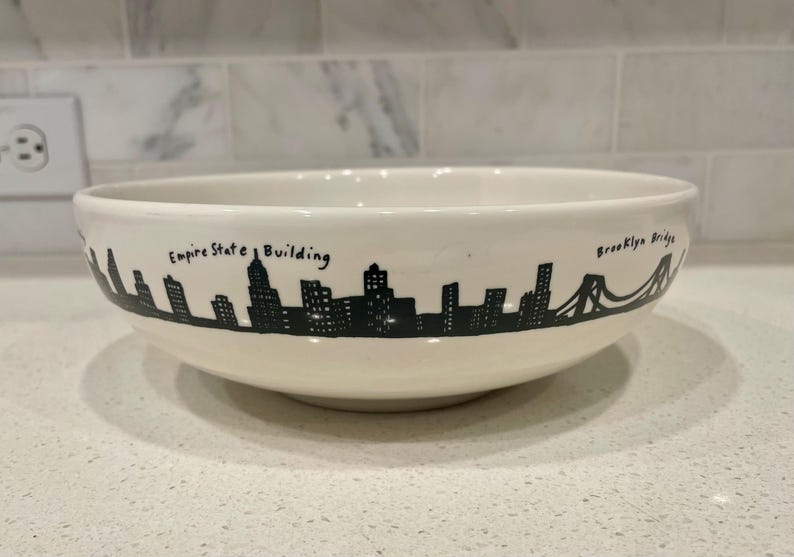 Fishs Eddy Skyline Serving Bowl - Thumbnail 5