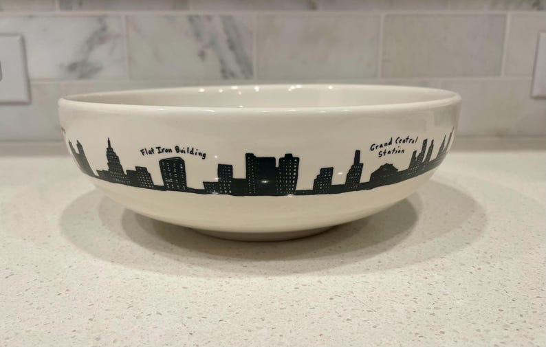 Fishs Eddy Skyline Serving Bowl