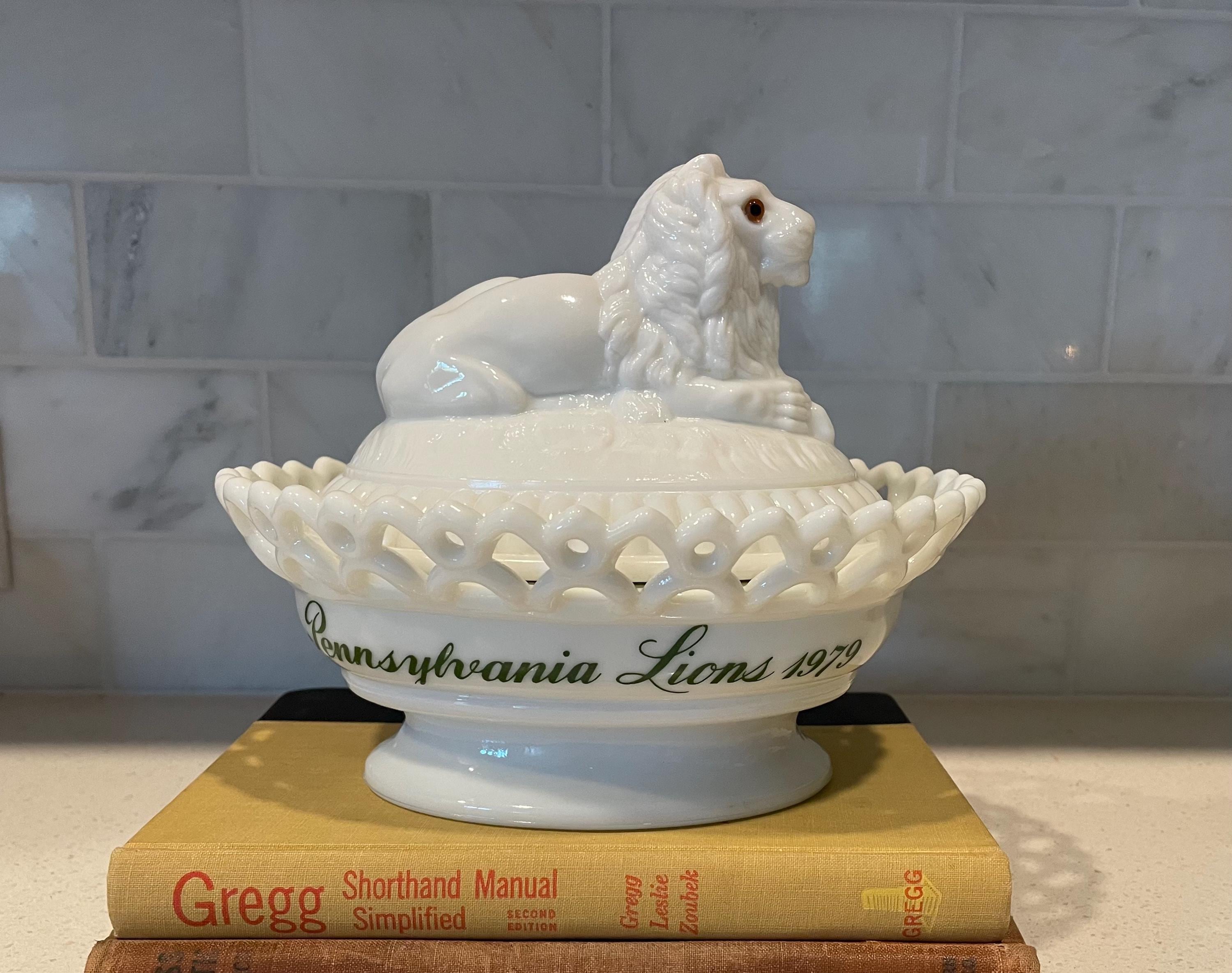 Covered Lion Dish - Etsy