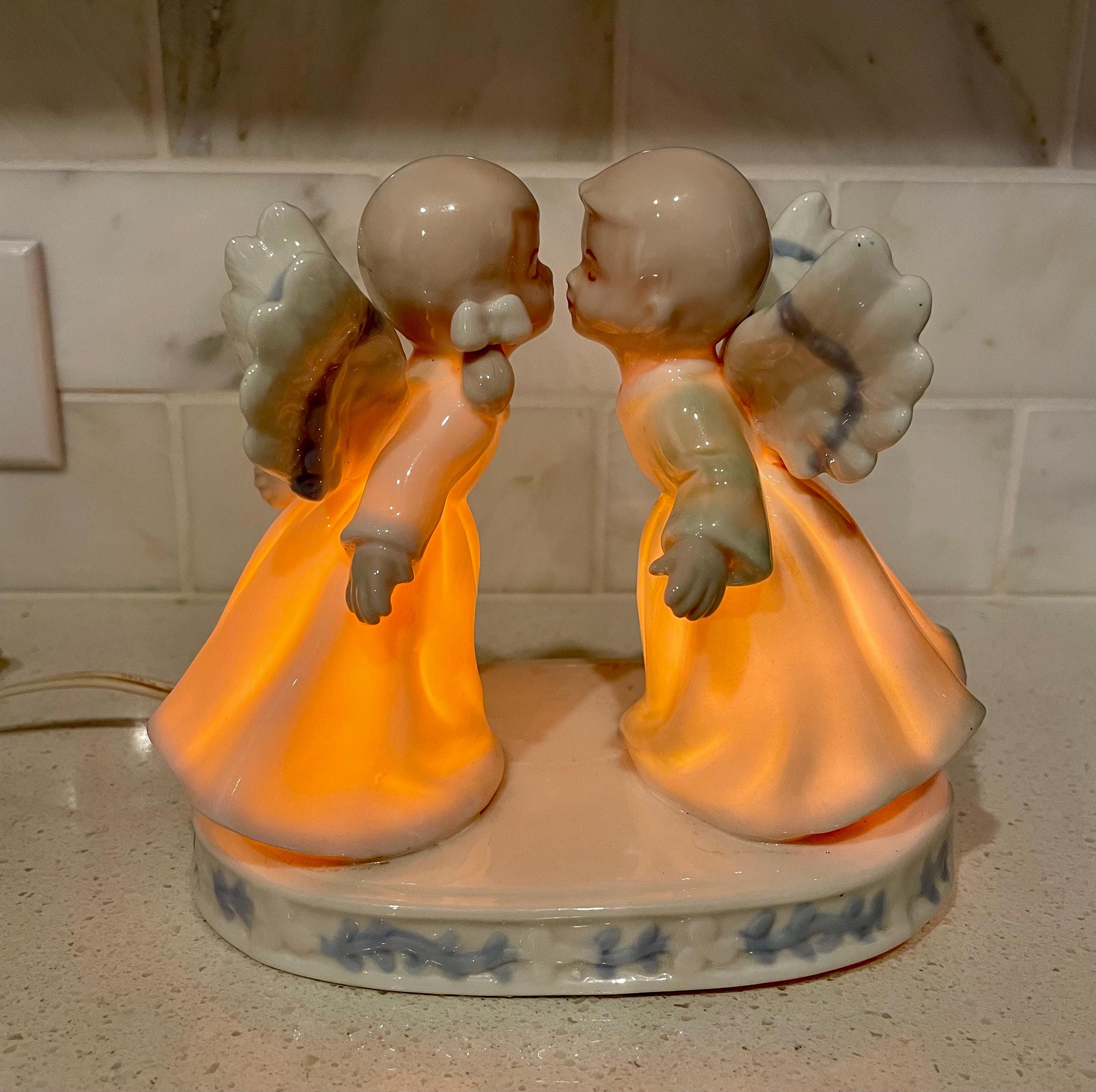 Porcelain Angel Night Light - Etsy