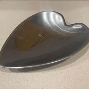 Nambe Heart Shaped Bowl/ Nambe Heart Dish