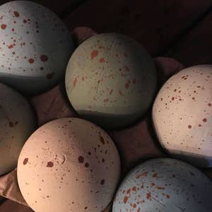 Primitive Eggs, Speckled Eggs, Easter Eggs, Farmhouse Spring Speckled Eggs, Faux Eggs, Farm Fresh Eggs, Spring Decor, image 3
