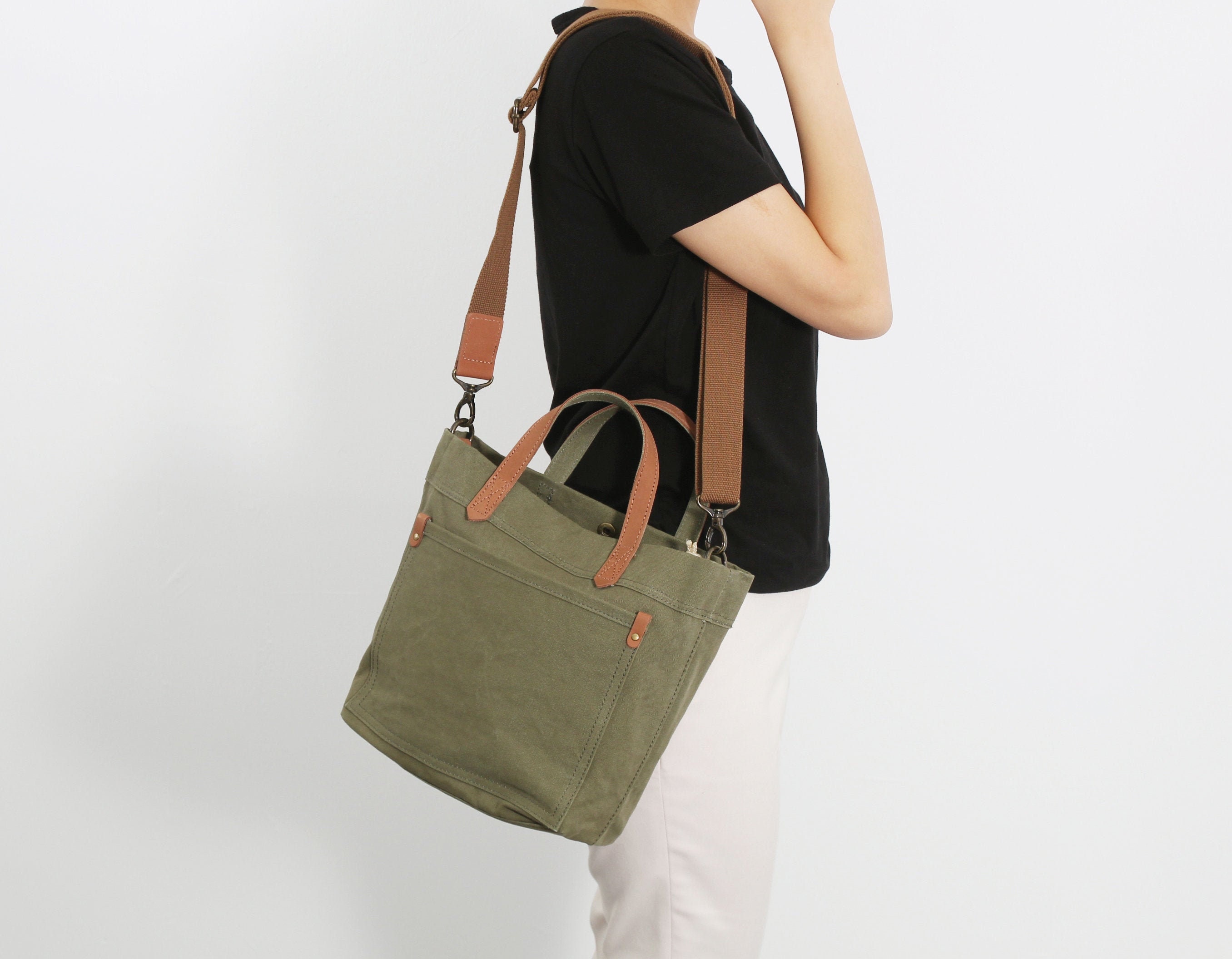 canvas travel bag crossbody