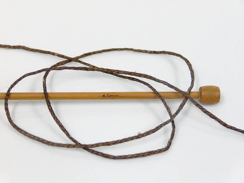 109 Yards,53624 DK Weight Wool Blend Yarn Fiber Art Unique Yarn Thin Tube Brown Wool Blend Ice Yarn Thin Wool Blend Yarn