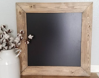 Rustic framed chalkboard, office chalkboard, wood frame chalkboard, kids chalkboard, kitchen chalkboard, wedding chalkboard, chalkboard sign