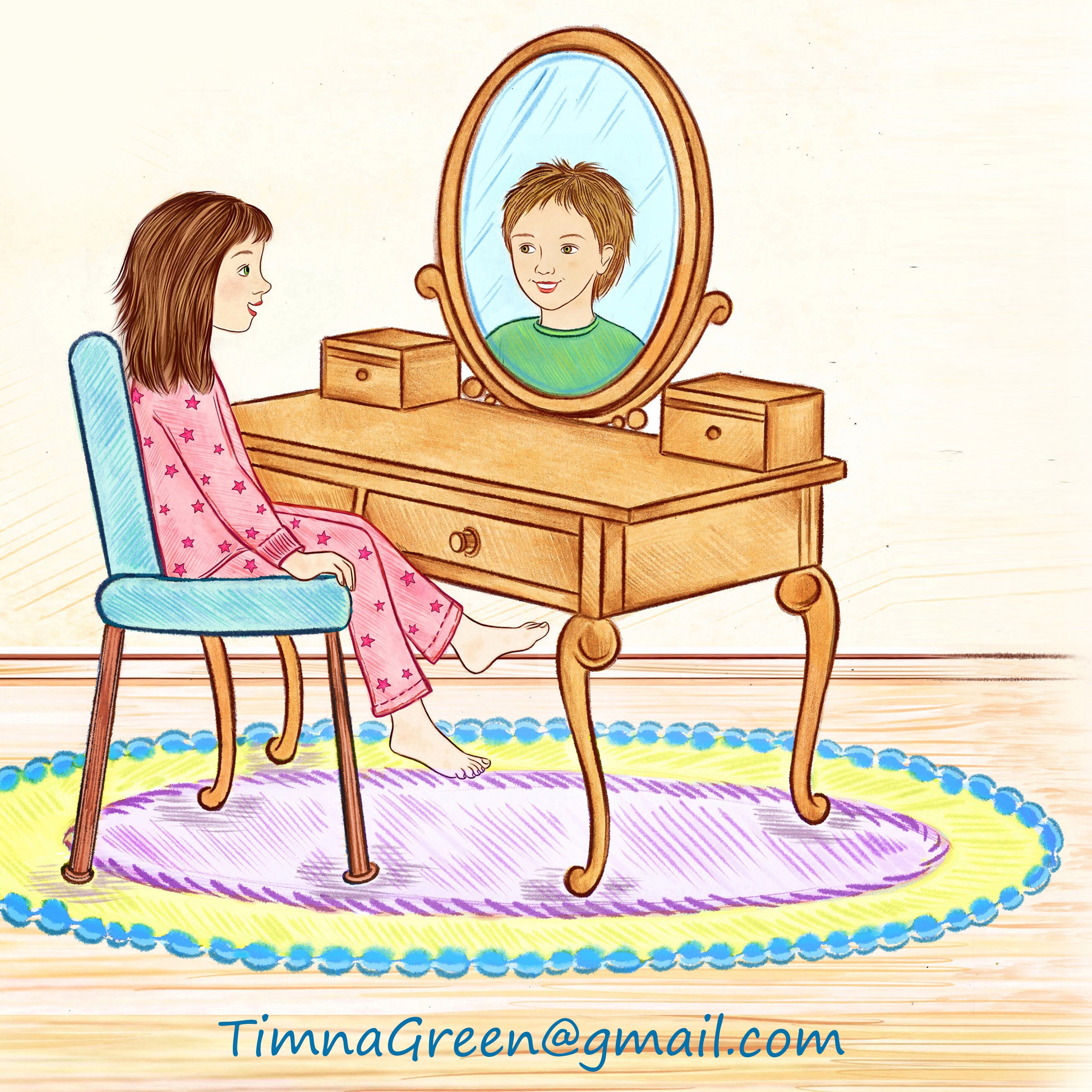Personalized Children's Book, Realistic Illustration Style, Illustrator