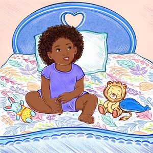 Illustrator for hire, illustration with three characters and detailed background, childrens book custom drawings, story book to self publish