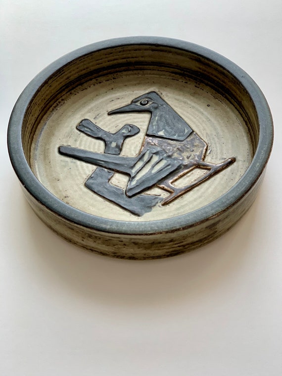 Royal Copenhagen Jørgen Mogensen large stoneware dish circa 1962