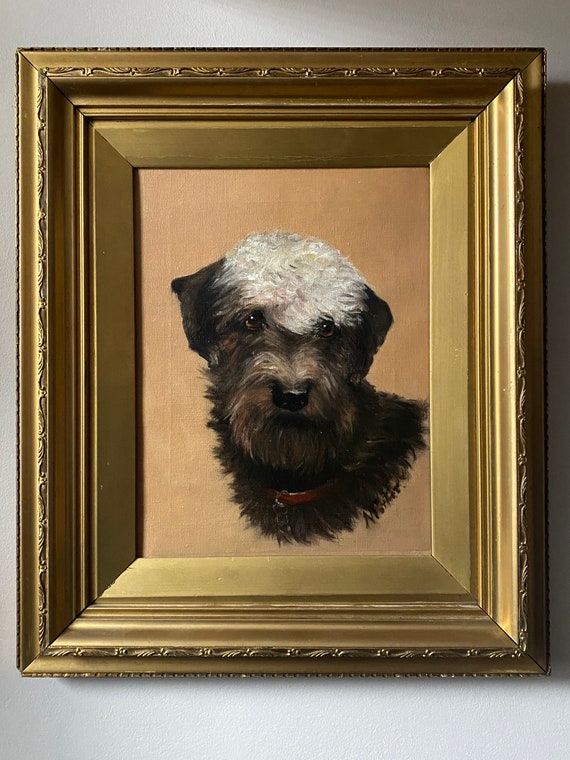 Maud West Watson (nee Earl) 1863-1943 oil on canvas Dandie Dinmont terrier ‘Mother’