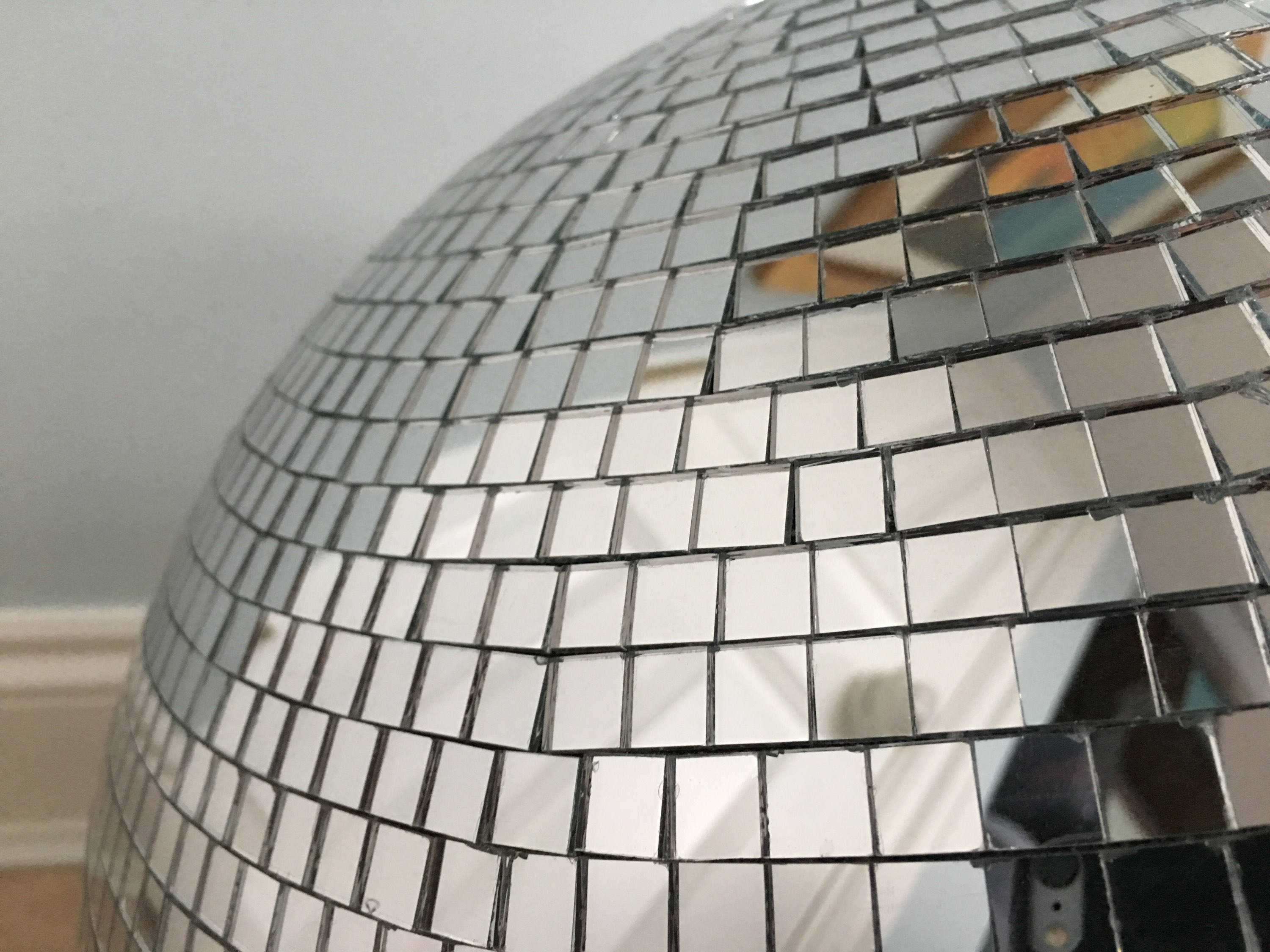 Vintage original disco mirror ball globe