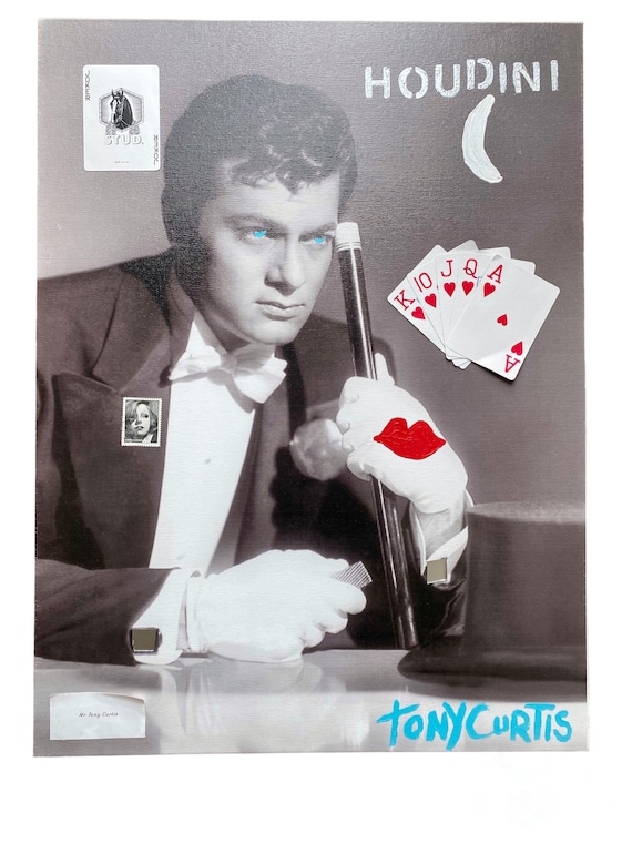 Tony Curtis 1925-2010 Houdini film signed