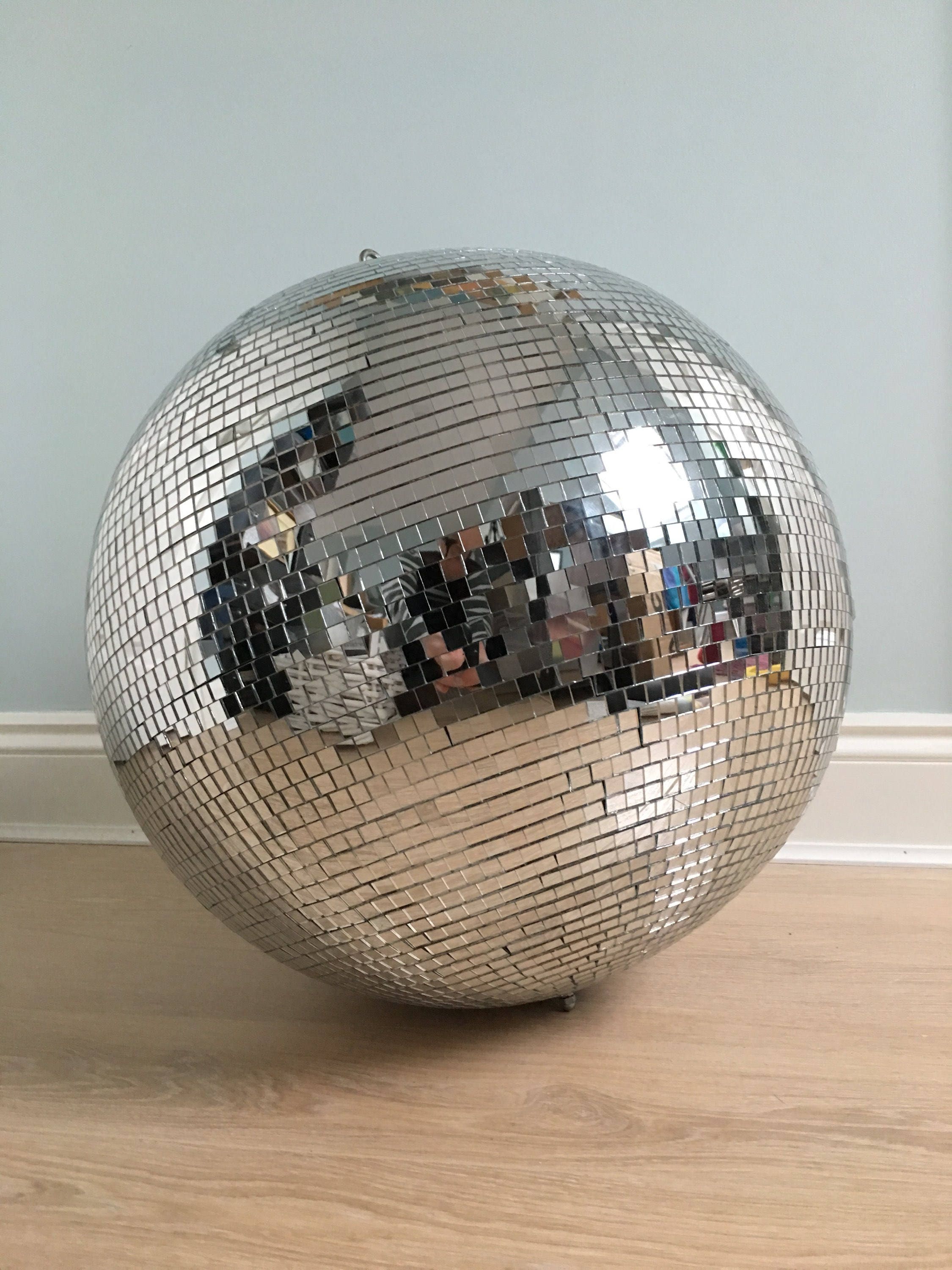 Vintage original disco mirror ball globe