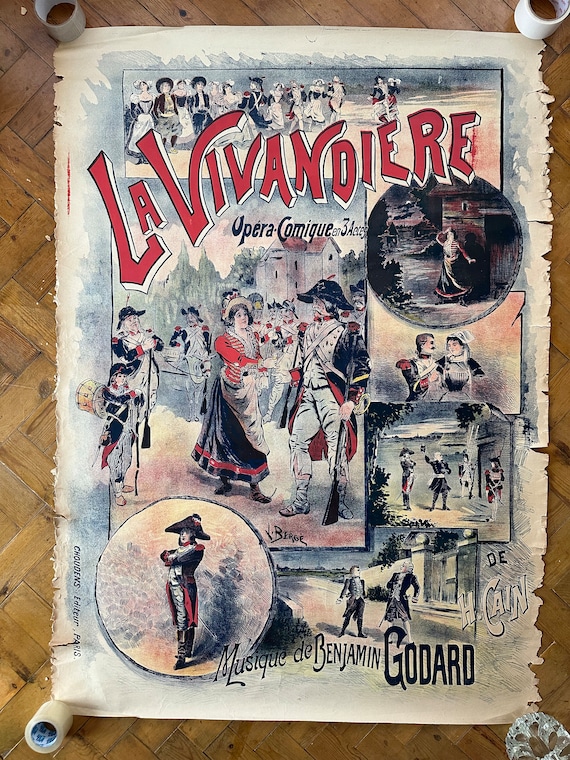 La Vivandiere poster French comique opera